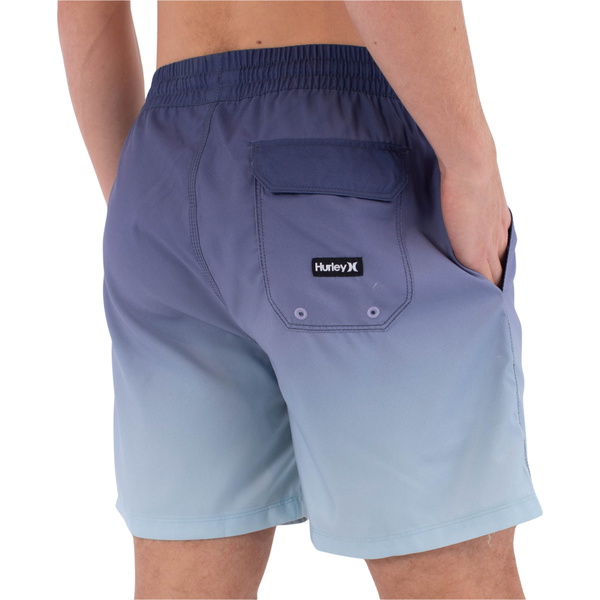 2026 Hurley Herre Ikon Degradee 17' Volley Boardshorts MBEU00011424 - Abyss